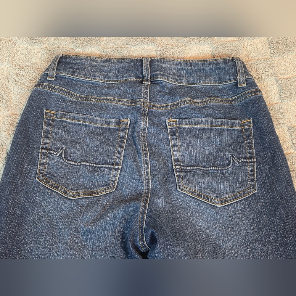 M Jeans By Maurices Women's Curvy High Rise Curvy Boot Blue Jeans Size 8 - Picture 5 of 12